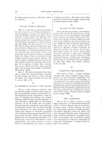 Miscellanea francescana di storia, di lettere, di arti