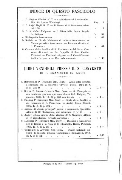 Miscellanea francescana di storia, di lettere, di arti