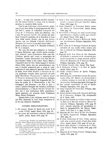 Miscellanea francescana di storia, di lettere, di arti
