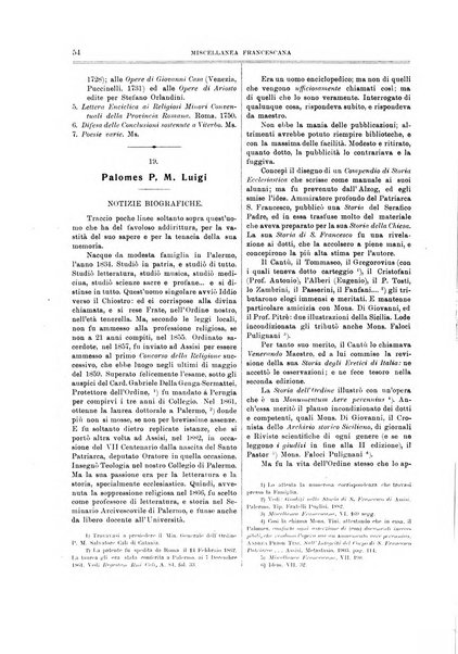 Miscellanea francescana di storia, di lettere, di arti