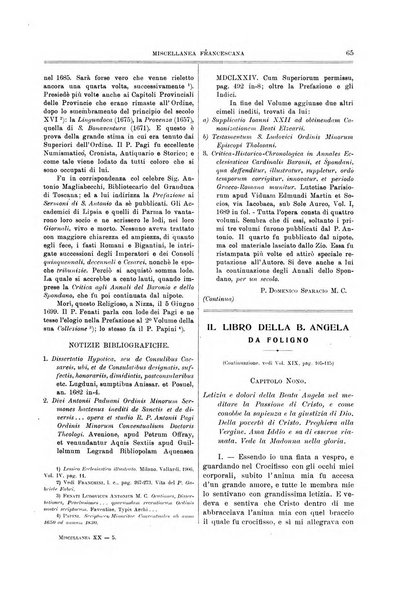 Miscellanea francescana di storia, di lettere, di arti