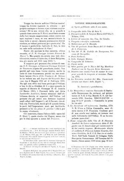 Miscellanea francescana di storia, di lettere, di arti