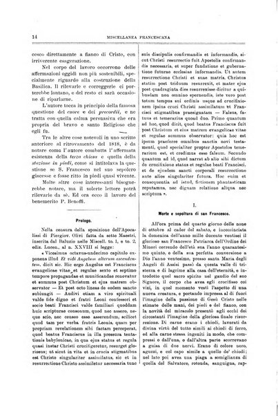 Miscellanea francescana di storia, di lettere, di arti