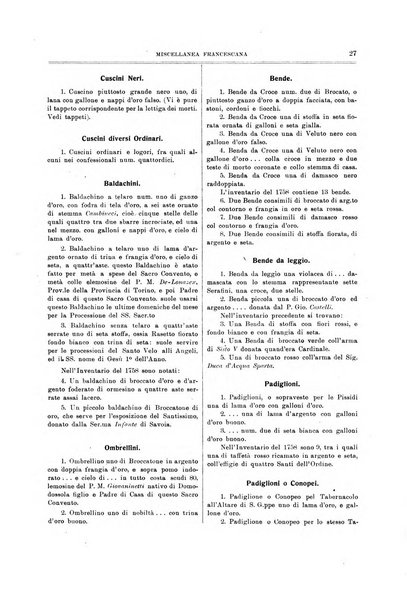 Miscellanea francescana di storia, di lettere, di arti