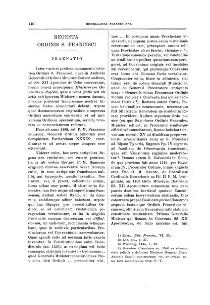 Miscellanea francescana di storia, di lettere, di arti