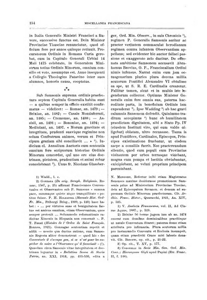 Miscellanea francescana di storia, di lettere, di arti