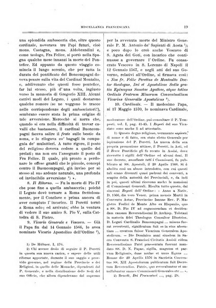 Miscellanea francescana di storia, di lettere, di arti