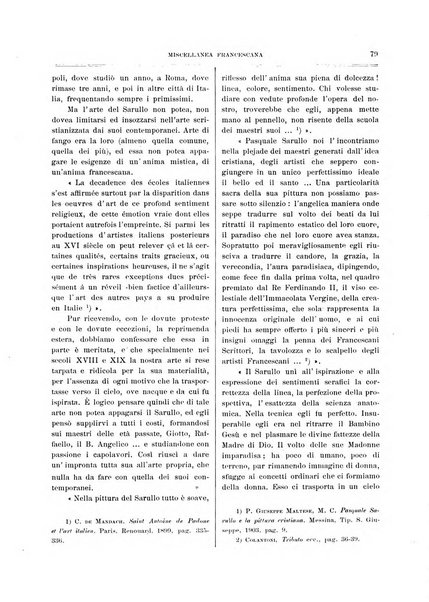 Miscellanea francescana di storia, di lettere, di arti