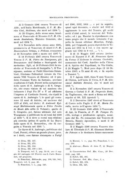 Miscellanea francescana di storia, di lettere, di arti