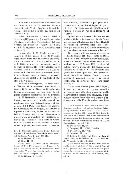 Miscellanea francescana di storia, di lettere, di arti