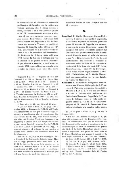 Miscellanea francescana di storia, di lettere, di arti