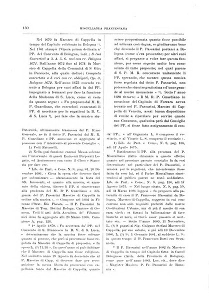 Miscellanea francescana di storia, di lettere, di arti