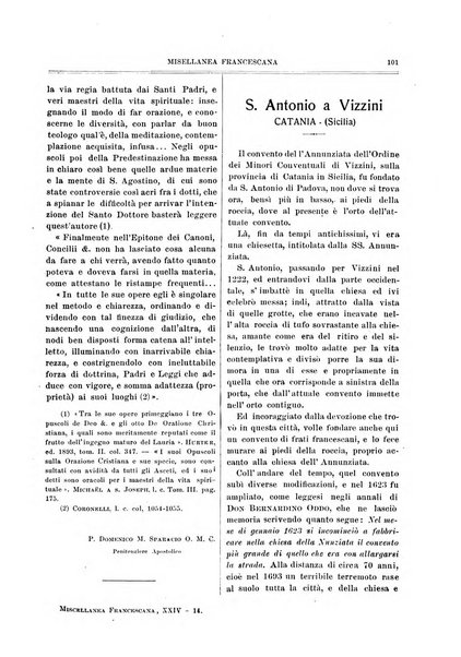 Miscellanea francescana di storia, di lettere, di arti