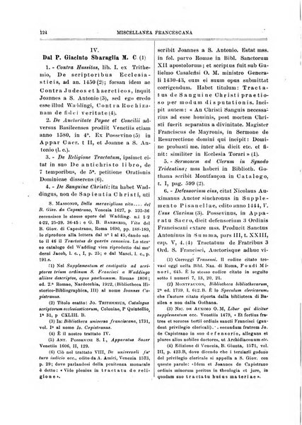 Miscellanea francescana di storia, di lettere, di arti