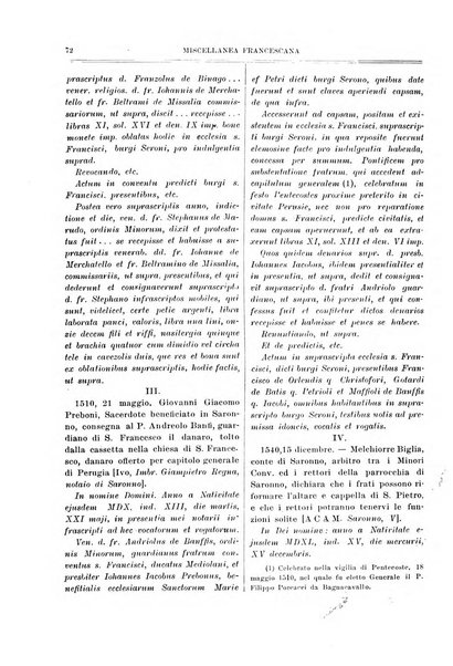 Miscellanea francescana di storia, di lettere, di arti