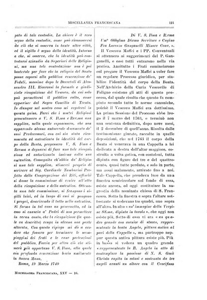 Miscellanea francescana di storia, di lettere, di arti