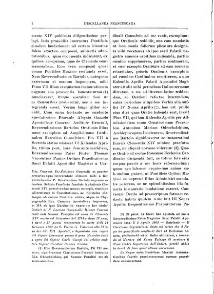 Miscellanea francescana di storia, di lettere, di arti