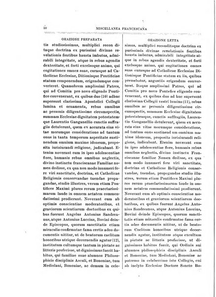 Miscellanea francescana di storia, di lettere, di arti