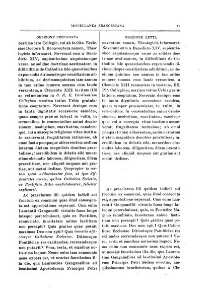 Miscellanea francescana di storia, di lettere, di arti