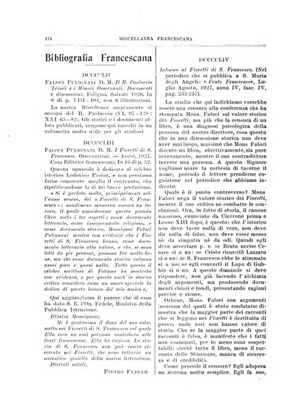 Miscellanea francescana di storia, di lettere, di arti