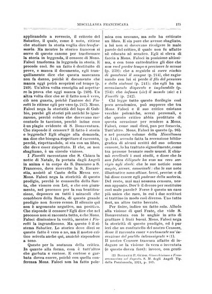 Miscellanea francescana di storia, di lettere, di arti