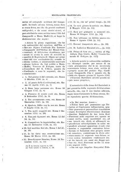 Miscellanea francescana di storia, di lettere, di arti