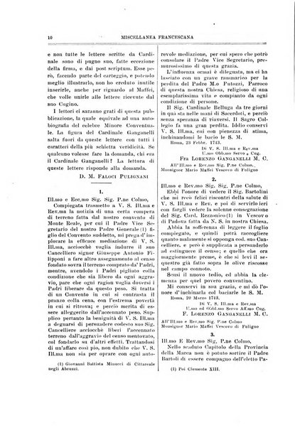 Miscellanea francescana di storia, di lettere, di arti