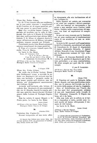 Miscellanea francescana di storia, di lettere, di arti