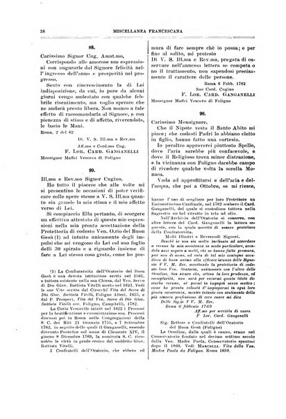 Miscellanea francescana di storia, di lettere, di arti