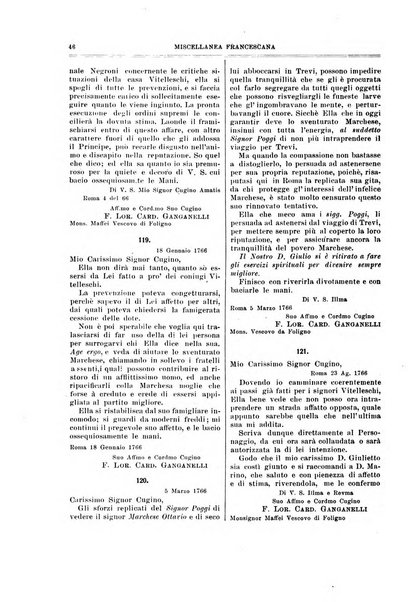 Miscellanea francescana di storia, di lettere, di arti