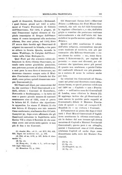 Miscellanea francescana di storia, di lettere, di arti