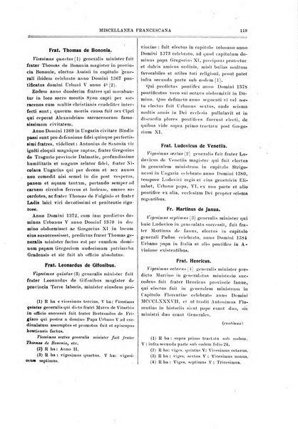 Miscellanea francescana di storia, di lettere, di arti