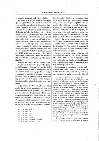 Miscellanea francescana di storia, di lettere, di arti