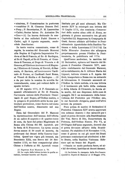 Miscellanea francescana di storia, di lettere, di arti