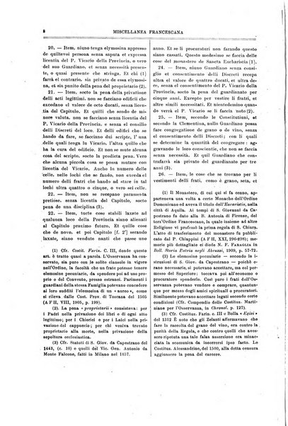 Miscellanea francescana di storia, di lettere, di arti