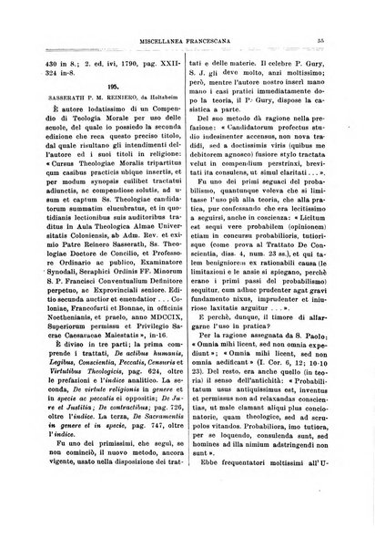 Miscellanea francescana di storia, di lettere, di arti