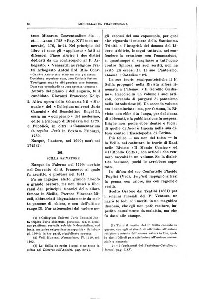 Miscellanea francescana di storia, di lettere, di arti