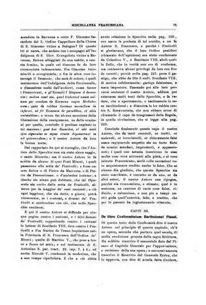 Miscellanea francescana di storia, di lettere, di arti