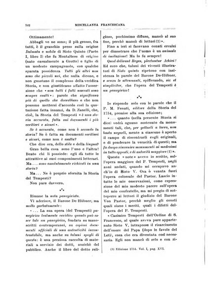 Miscellanea francescana di storia, di lettere, di arti