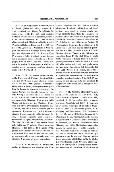 Miscellanea francescana di storia, di lettere, di arti