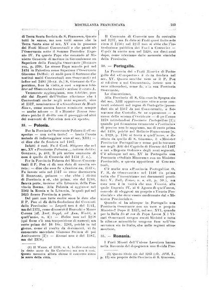 Miscellanea francescana di storia, di lettere, di arti