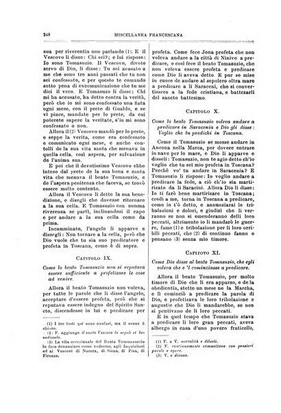 Miscellanea francescana di storia, di lettere, di arti