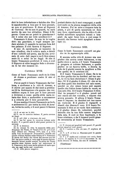 Miscellanea francescana di storia, di lettere, di arti