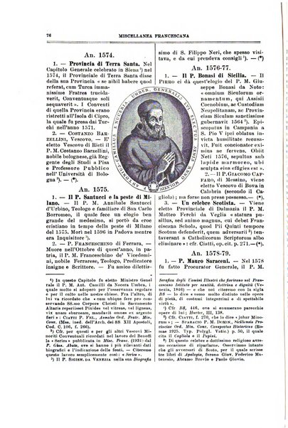 Miscellanea francescana di storia, di lettere, di arti