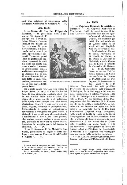 Miscellanea francescana di storia, di lettere, di arti