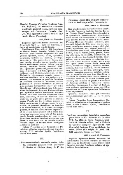 Miscellanea francescana di storia, di lettere, di arti