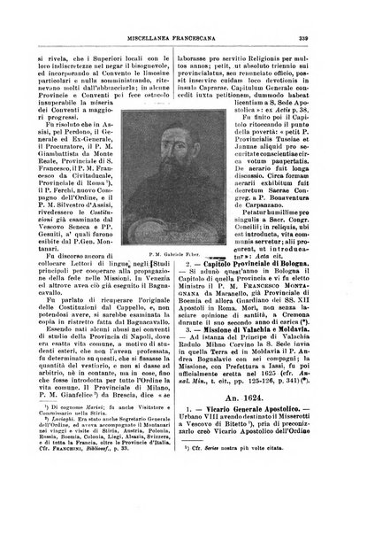 Miscellanea francescana di storia, di lettere, di arti