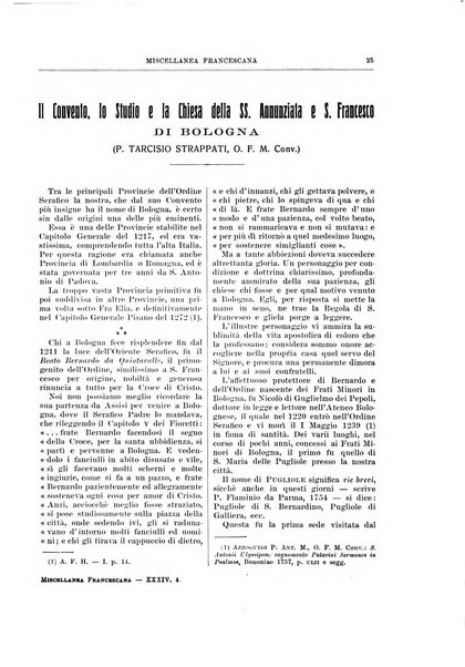 Miscellanea francescana di storia, di lettere, di arti