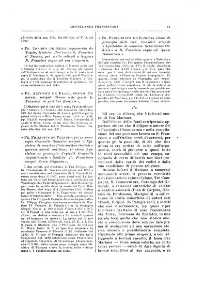 Miscellanea francescana di storia, di lettere, di arti