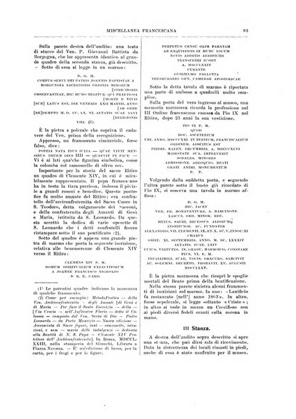 Miscellanea francescana di storia, di lettere, di arti